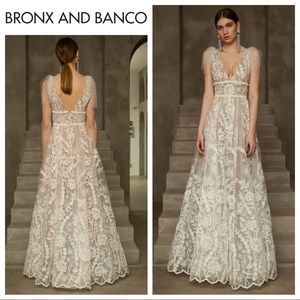 BRONX & BANCO Tunisia Bridal Gown in White